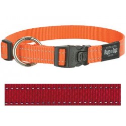 Rogz For Dogs Fanbelt Halsband Rood 20 MMX34-56 CM