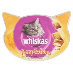 Whiskas Snack Temptations Kip/Kaas