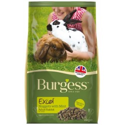 Burgess Excel Nuggets With Mint Rabbit Adult Konijnenvoer 2 KG