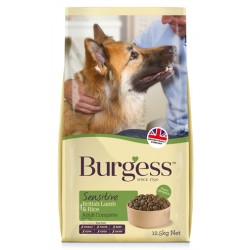 Burgess Dog Sensitive Brits Lam / Rijst 12,5 KG