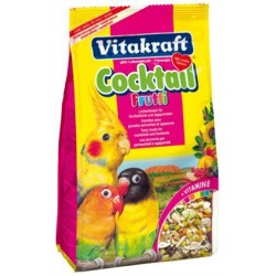 Vitakraft Grote Parkiet/Agapornissen Coctail Frutti 250 GR