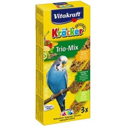 Vitakraft Parkiet Kracker Vijgen/Banaan-Sesam/Kiwi 3 IN 1