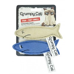 Grumpy Cat Sardines Met Catnip 2 STUKS 7 CM