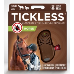 Tickless Teek En Vlo Afweer Voor Paard Bruin