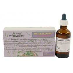 World Of Herbs Fytotherapie Blaas Problemen 50 ML