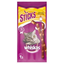 Whiskas Snack Sticks Rijk Aan Kip 18 GR (28 stuks)
