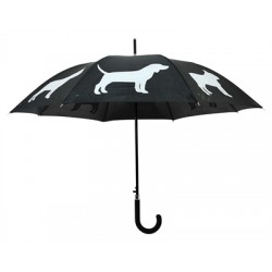 Merkloos Paraplu Honden Reflecterend / Zwart 85 CM