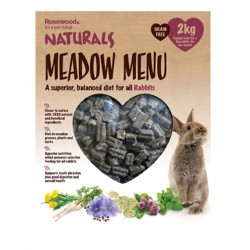 Naturals Rosewood Naturals Meadow Menu Rabbit 2 KG