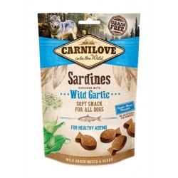 Carnilove Soft Snack Sardines / Wilde Knoflook 200 GR