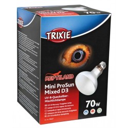 Trixie Reptiland Mini Prosun Mixed D3 Uv-B Lamp Zelfstartend 70 WATT 8X8X10,8 CM