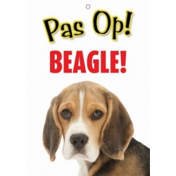 Merkloos Waakbord Nederlands Kunststof Beagle 21X15 CM