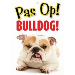 Merkloos Waakbord Nederlands Kunststof Bulldog 21X15 CM