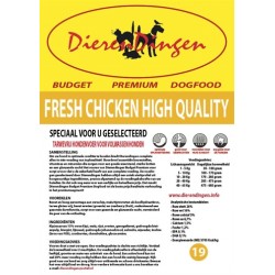 Merkloos Budget Premium Dogfood Fresh Chicken High Quality 14 KG