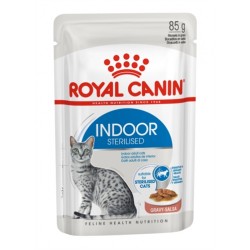 Royal Canin Feline Sterilised Indoor In Gravy 12X85 GR